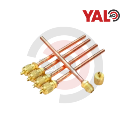 Válvula de servicio de 1/4 x 10CM.