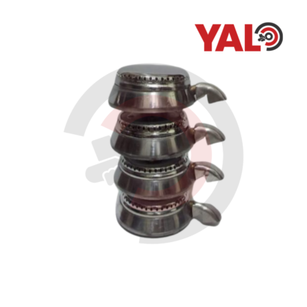 Juego de quemador doméstico - Shumu cromada.